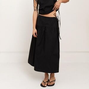 Paper Label Claudia Skirt In Black (Size Small)